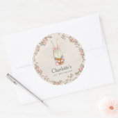 Somebunny is Turning One Birthday Favor Stickers (Envelop)