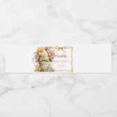 Somebunny is Turning One Food & Beverage Label Waterfles Etiket (Enkel label)