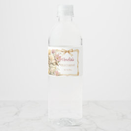 Somebunny is Turning One Food & Beverage Label Waterfles Etiket