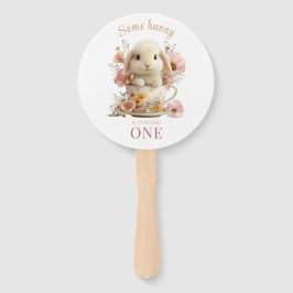 Somebunny is Turning One Handheld Party Fans Handwaaier