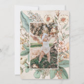 Somebunny is Turning Two 2nd Birthday Invitation Kaart (Achterkant)