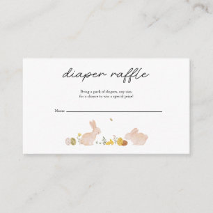 Somebunny Lente Pasen Baby Shower Informatiekaartje