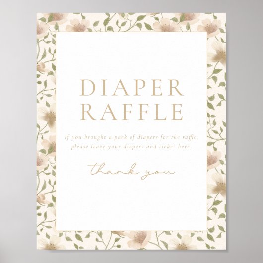 Somebunny lente Pasen Bloemen Raffle teken Poster (Voorkant)