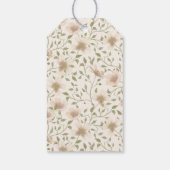 Somebunny Lente Pasen Bloemige Baby Shower Favor Cadeaulabel (Achterkant)