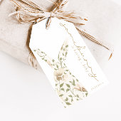 Somebunny Lente Pasen Bloemige Baby Shower Favor Cadeaulabel