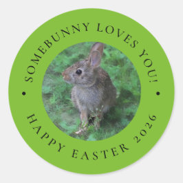 SomeBunny Loves You Valentine's Day Easter Sticker