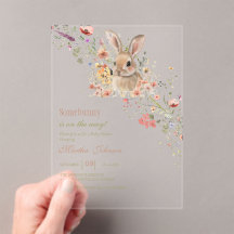 Somebunny op weg naar Easter Wildflower baby showe