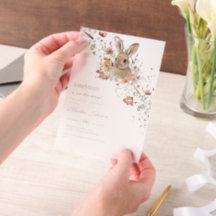 Somebunny op weg naar Easter Wildflower baby showe