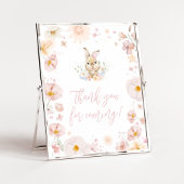 Somebunny Rabbit Baby shower Bedankt voor je komst Poster