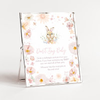 Somebunny Rabbit Baby shower Zeg geen Baby