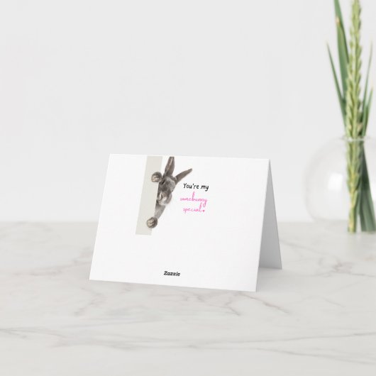 Somebunny Special Bedankkaart (Achterkant)