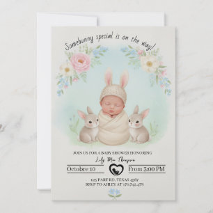Somebunny Special Is on the Way – Baby Shower Kaart