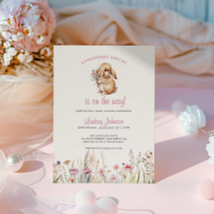 Somebunny Special Is Op Weg Baby Shower Kaart
