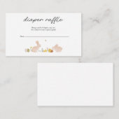 Somebunny Spring Easter Baby Shower Informatiekaartje (Voorkant / Achterkant)