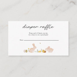 Somebunny Spring Easter Baby Shower Informatiekaartje