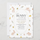 Somebunny Spring Easter Baby Shower Kaart (Voorkant)