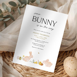 Somebunny Spring Easter Baby Shower Kaart