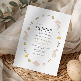 Somebunny Spring Easter Baby Shower Kaart