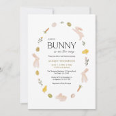 Somebunny Spring Easter Baby Shower Kaart (Voorkant)