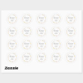 Somebunny Spring Easter Baby Shower Ronde Sticker (Vel)