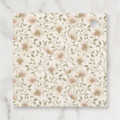 Somebunny Spring Easter Floral Baby shower Bedankjes Labels (Achterkant)