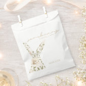 Somebunny Spring Easter Floral Baby shower Bedankzakje (Geknipt)