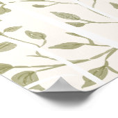 Somebunny Spring Easter Floral Baby shower Poster (Hoek)