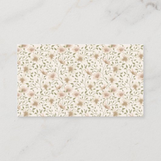 Somebunny Spring Easter Floral Boeken voor Baby Informatiekaartje (Achterkant)