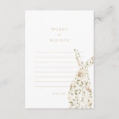 Somebunny Spring Woorden van Wijsheid Baby Advies (Voorkant)