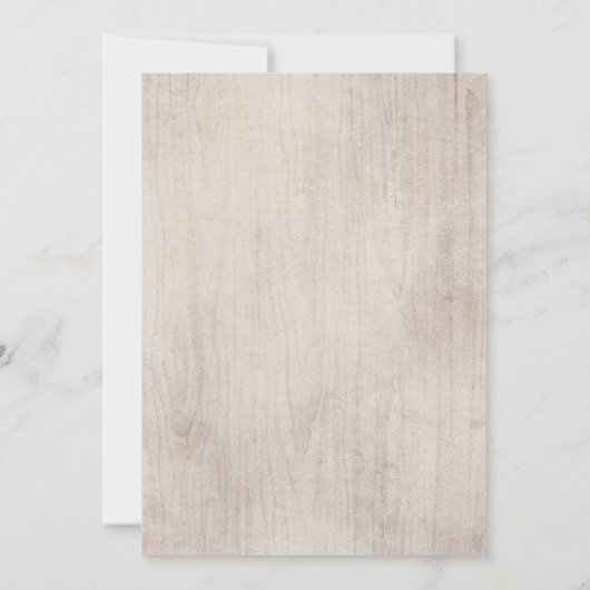 Somebunny WoodlandEerste verjaardagsfeestje uitnod Kaart (Achterkant)