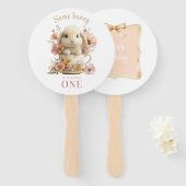 Somebunny wordt één Handventilatoren Feestje Handwaaier (Voorkant en achterkant)
