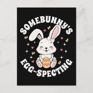 Somebunnys Ei-verwachte Zwangerschapsaankondiging Briefkaart