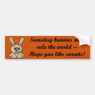 Someday Bunnies Bumpersticker