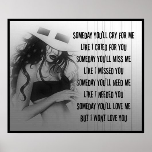 Someday Poster (Voorkant)