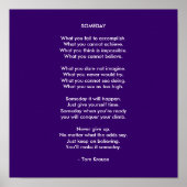 SOMEDAY POSTER (Voorkant)