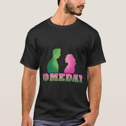 Someday retro friends t-shirt (Voorkant)