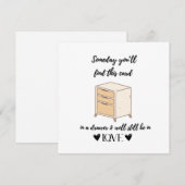 Someday You'll Find This Card In A Drawer Birthday Feestdagenkaart (Voorkant / Achterkant)