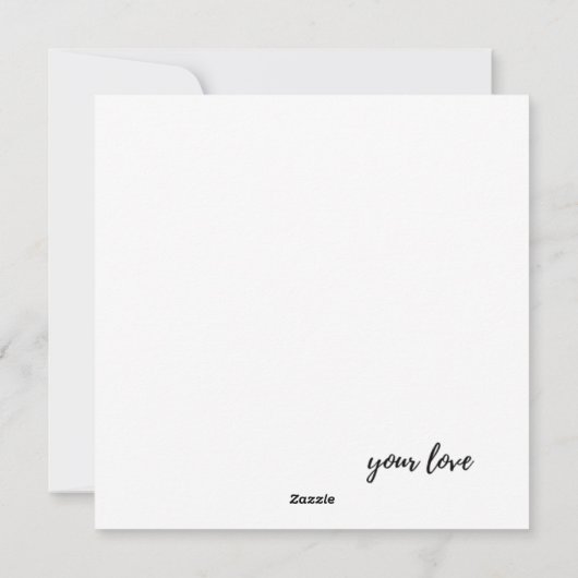 Someday You'll Find This Card In A Drawer Birthday Feestdagenkaart (Achterkant)