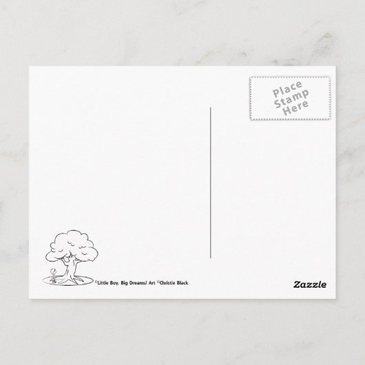 SOMEONE BEELD BRIEFKAART (Achterkant)