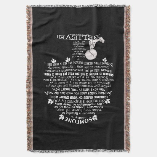 SOMEONE BEELD DEKEN (Voorkant Verticaal)