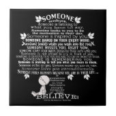 SOMEONE BEELD TEGELTJE (Voorkant)