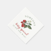 Someone Berry Special Baby Shower Napkin Servet (Hoek)