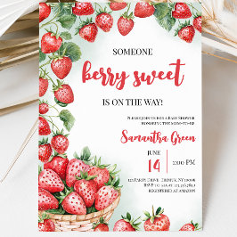 Someone Berry Sweet Baby Shower Kaart