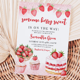 Someone Berry Sweet Baby Shower Kaart