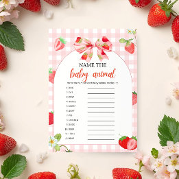 Someone Berry Sweet Baby Shower | Naam Baby Dier Kaart