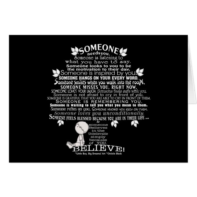 SOMEONE Boom (Voorkant Horizontaal)