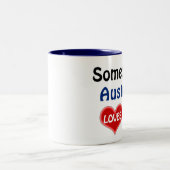 Someone in Australia loves me Tweekleurige Koffiemok (Center)