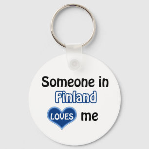 Someone in Finland Loves me Sleutelhanger