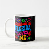 Someone In Florida Loves Me Boho Floral Peaceful C Koffiemok (Links)