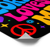 Someone In Florida Loves Me Boho Floral Peaceful C Poster (Hoek)